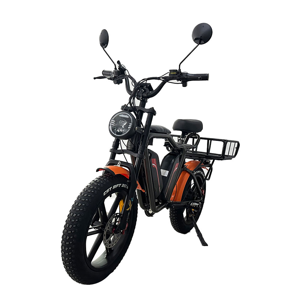 Q1S 48V 22Ah×2 Lithium Battery Magnesium Alloy Integrated Wheel Ebike 7